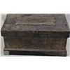 Image 2 : Early wood carpenters trunk with interior trays