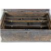 Image 3 : Early wood carpenters trunk with interior trays