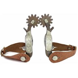 Unmarked Kelly heart and diamond spurs