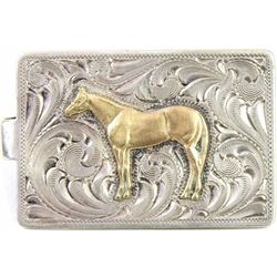 Fine sterling silver money clip
