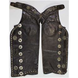 Fine early George Lawrence batwing chaps