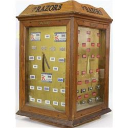 Early oak Shuredge Mercantile display case