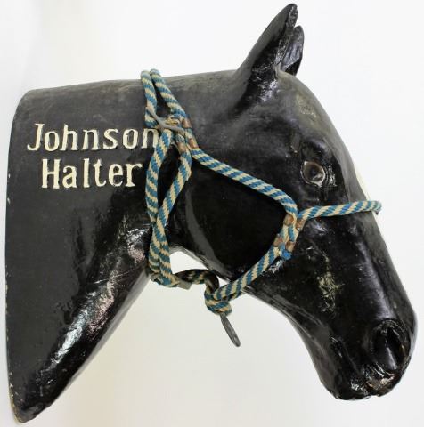 Rare Johnson Halter advertising horse head