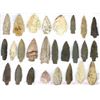Image 1 : Collection of 26 stone points