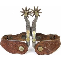 Kelly Bros single mounted spurs