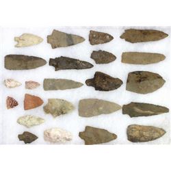 Collection of 23 stone artifacts
