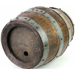 Original John Gund Brewing Co half barrel keg