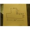 Image 8 : Steel 3 Slot Milling Table, Overall: 34" x 15" x 6.5"