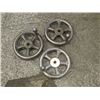 Image 1 : 8" Turn Wheels, 5/8" Thru Hole