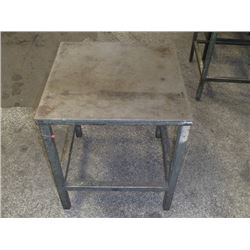 Heavy Duty Steel Work Table, Overall: 24" x 24" x 27.5"