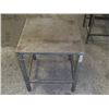 Image 1 : Heavy Duty Steel Work Table, Overall: 24" x 24" x 27.5"