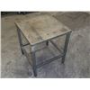 Image 2 : Heavy Duty Steel Work Table, Overall: 24" x 24" x 27.5"