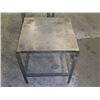 Image 2 : Heavy Duty Steel Work Table, Overall: 24" x 24" x 27.5"