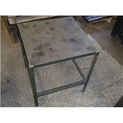 Heavy Duty Steel Work Table, Overall: 24" x 24" x 27.5"