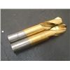 Image 1 : 1.4961" Tin Coated HSS Coolant Thru Drills, P/N: 2037-5072