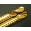 Image 2 : 1.4961" Tin Coated HSS Coolant Thru Drills, P/N: 2037-5072