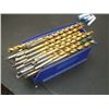 Image 1 : Large Lot of Misc Tin Coated HSS Drills