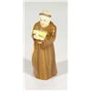 Hand painted Royal Worcester candle snuffer 'The Monk', marks to interior, 13cm high