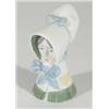 Hand painted Royal Worcester candle snuffer 'Old Woman', marks to interior, 10cm high