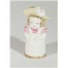 Hand painted Royal Worcester candle snuffer 'Feathered Hat', marks to interior, 9cm high