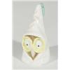 Hand painted Royal Worcester candle snuffer 'Owl', marks to interior, 9cm high