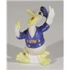Hand painted Maw of London Walt Disney Donald Duck toothbrush holder, marks to base, 11cm high