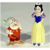 Hand painted Walt Disney Snow White toothbrush holder and a Doc dwarf toothbrush holder, marks to ba