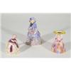Image 1 : Two hand painted Carltonware crinoline lady napkin rings and a Carltonware crinoline figurine, marks