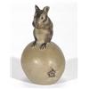 Image 1 : Poole pottery Barbara Lynley Adams mouse on an apple, impressed mark to base, 14cm high
