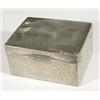 Image 1 : Hammered pewter Libertys Tudric cigarette box, numbered 1021 and Liberty marks to base, 6cm high