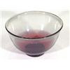 Image 1 : Orrefors clear and ruby glass bowl, etched 'Orrefors Expo base, 12cm high