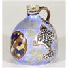 Image 1 : Hand painted Clews Chameleonware ewer relief moulded with flowers, 'Reproduction of Persian Art' and