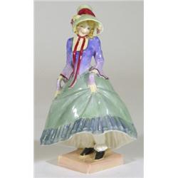 Hand painted Royal Doulton figurine 'Pantaletts', HN1362, marks to base, 22cm high