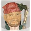 Image 1 : Large hand painted Royal Doulton character jug 'The Lumberjack', D6610, marks to base, 16cm high