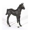 Image 1 : Hand painted Royal Doulton matt black glazed foal, marks to base, 15cm high