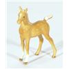 Hand painted Royal Doulton tan glazed foal, marks to base, 12cm high