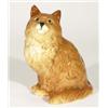 Image 1 : Hand painted Beswick seated ginger cat, marks to base, 21cm high