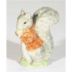 Hand painted Beswick Beatrix Potter 'Timmy Tiptoes', brown back stamp, 9cm high