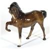 Hand painted Beswick brown glazed horse, marks to base, 19cm high