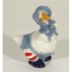 Hand painted Wade collectors' club 1997 'Mother Goose', marks to base, 12cm high