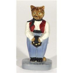 Hand painted Wade 'Gypsy Catkins', marks to base, 12cm high