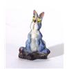 Hand painted Wade 'Hatbox Merlin as a Hare', label to base, 5cm high