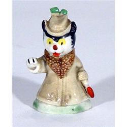 Hand painted Wade Noddy 'Miss Fluffy Cat', 6cm high