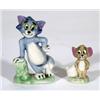 Image 1 : Hand painted Wade 'Tom and Jerry' figures, marks to bases, largest 10cm high