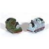 Image 1 : Hand painted Wade 'Thomas the Tank Engine' miniature and 'Percy' miniature, marks to base, 3cm high