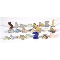 Group of Wade Whimsies including tropical fish, ducks, frogs, etc