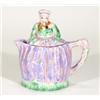 Hand painted Arthur Woods sailor shaped Art Deco teapot, marks to base, 19cm high