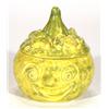 Yellow and green glazed Sylvac piccalilli face pot, impressed marks to base, 15cm high