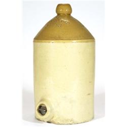 Skey Tamworth stoneware flagon for Beard & Co, Lewes, with impressed name, 43cm high