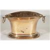 Image 1 : Twin handled 19th century copper wine cooler with embossed decoration, 52cm in length